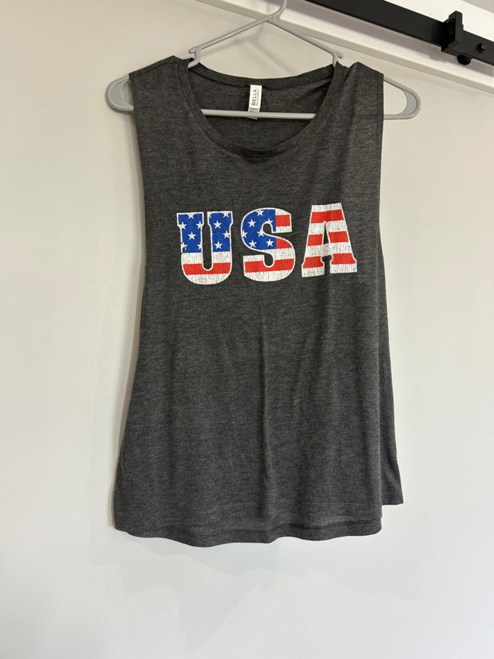 USA Flag Graphic Muscle Tank
